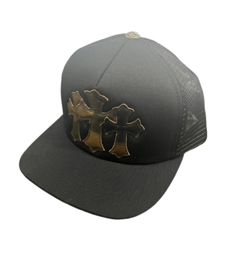 Chrome Hearts Cemetery Trucker Hat Camo/Black