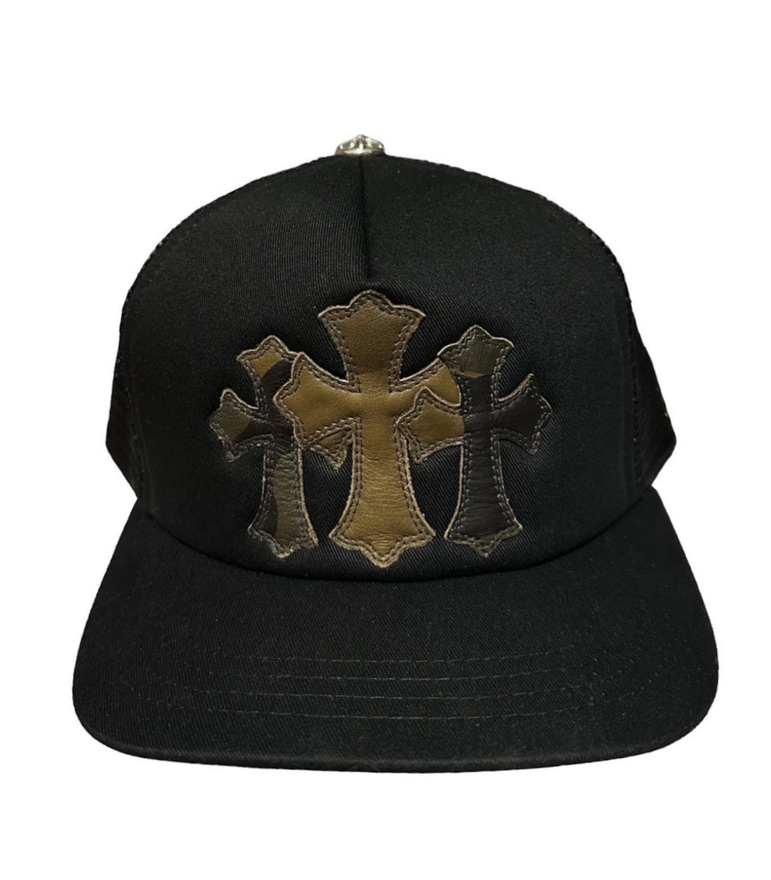 Chrome Hearts Cemetery Trucker Hat Camo/Black