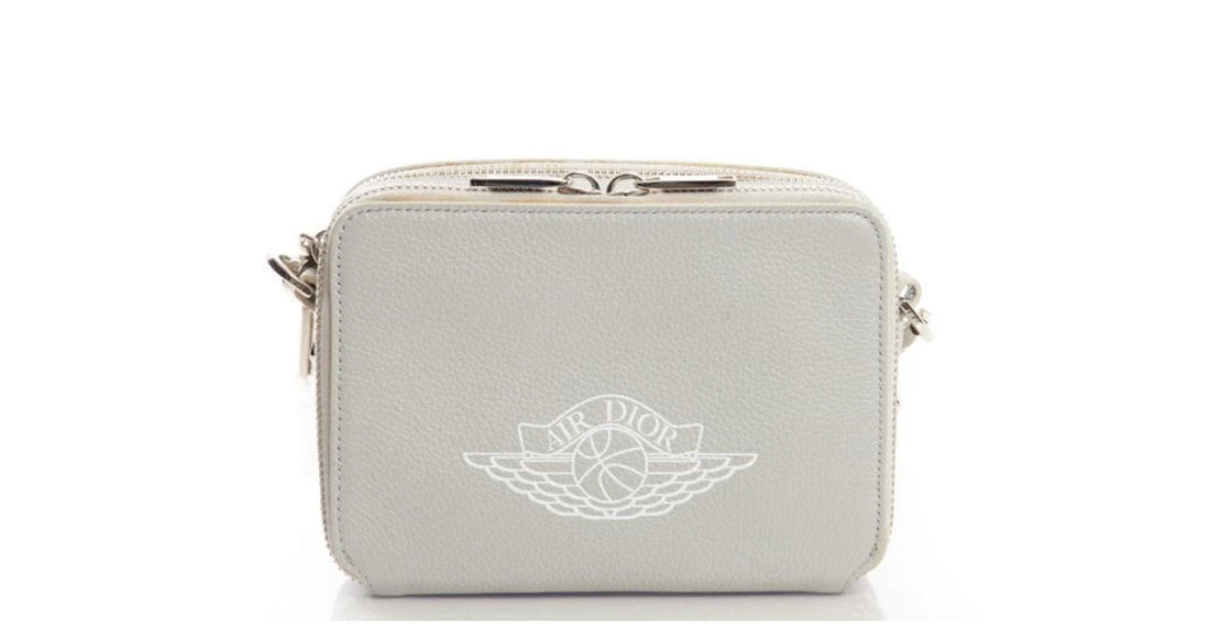 Pre-Owned Christian Dior X Jordan Wings Messenger Bag Grey (Read Description)