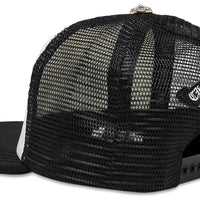 Chrome Hearts Triple Cross Trucker Hat 'Black White'