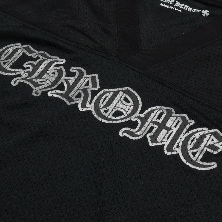 Chrome Hearts Stadium Mesh Long Sleeve Jersey 'Black/Gray'