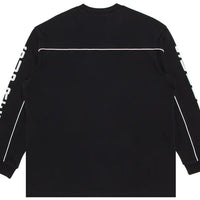 Supreme Paneled Piping L/S Top Black