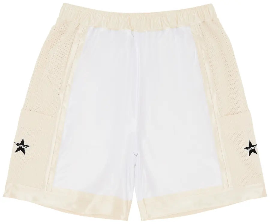 Supreme Side Pocket Basketball Short 'White'