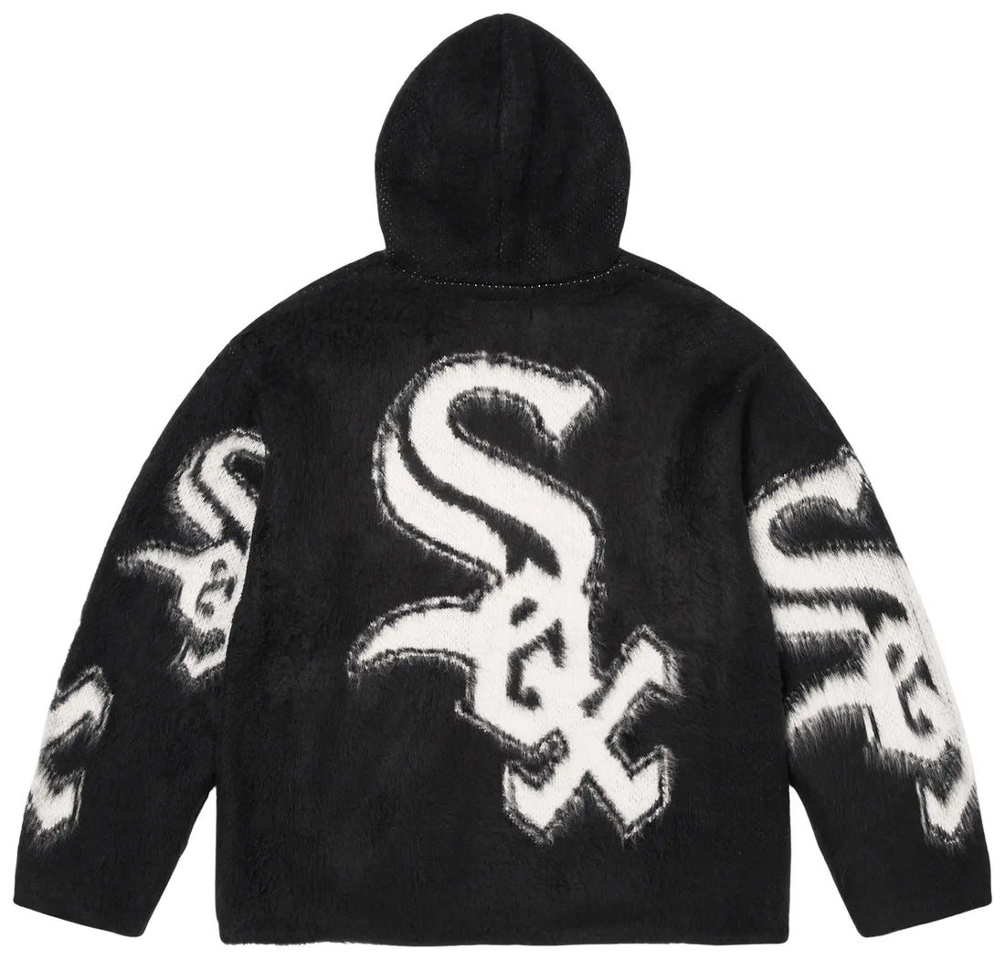 Supreme x Chicago White Sox Zip Up Hooded Sweater 'Black'