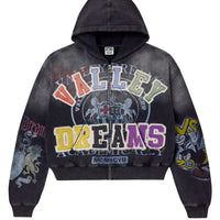 Vale Forever Blasted Zip Up Hoodie