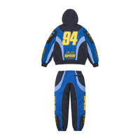 Supreme x Fox Racing Zip Up Hooded Tracksuit Navy