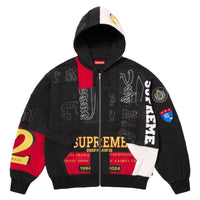Supreme Patchwork Zip-Up Hoodie
