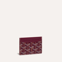Saint-Sulpice Card - Brown & Tan / Burgundy (Anisa)