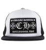 Chrome Hearts CH Hollywood Trucker Hat Black/White