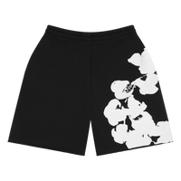 Denim Tears Biggie Cotton Wreath Sweat Shorts Black