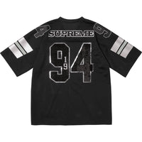 Supreme Sequin Football Jersey Black