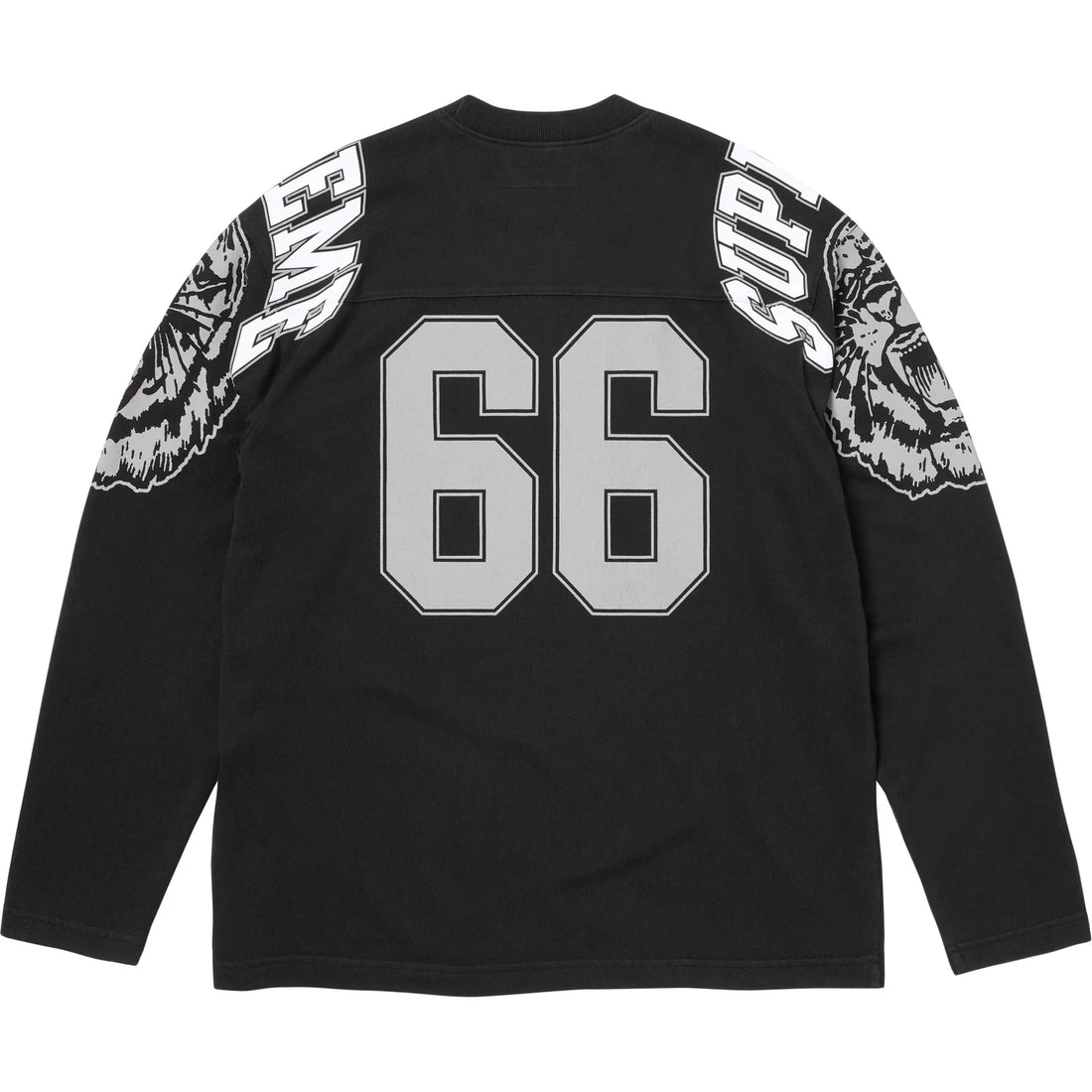 Supreme Mascot L/S Football Top Black