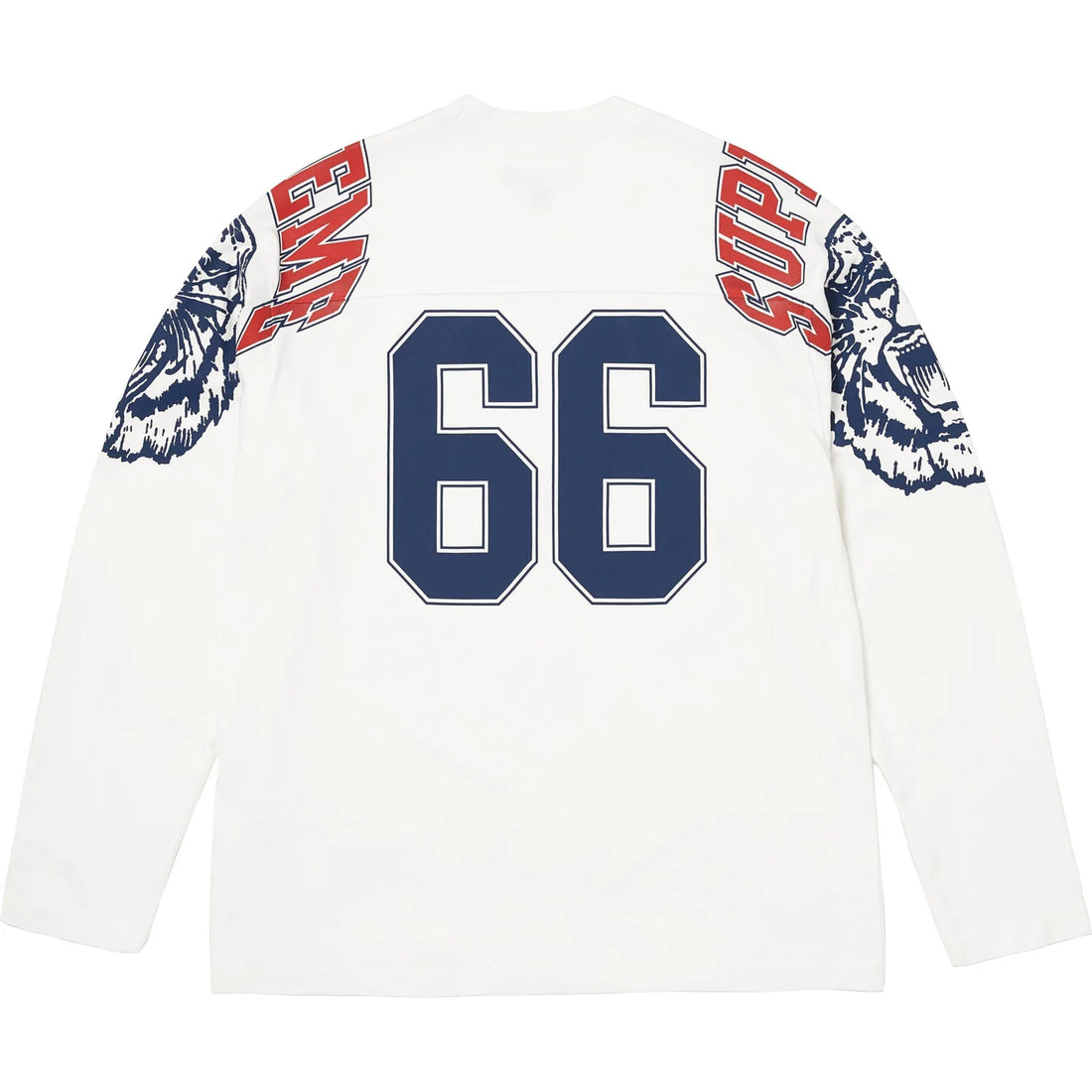 Supreme Mascot L/S Football Top White