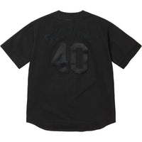 Supreme x 40 Acres Twill Baseball Jersey 'Black'