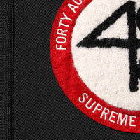 Supreme x 40 Acres Twill Baseball Jersey 'Black'