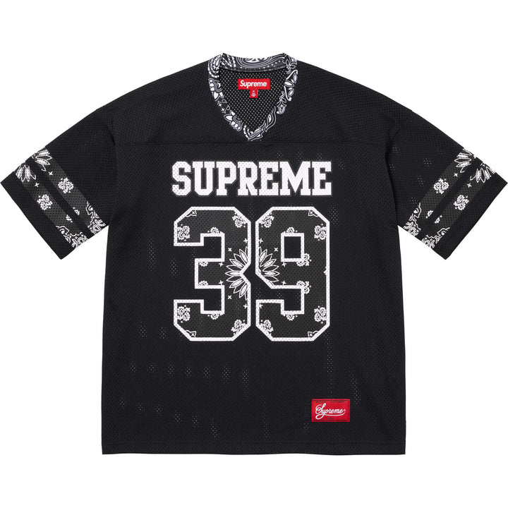 Supreme Bandana Football Jersey Black