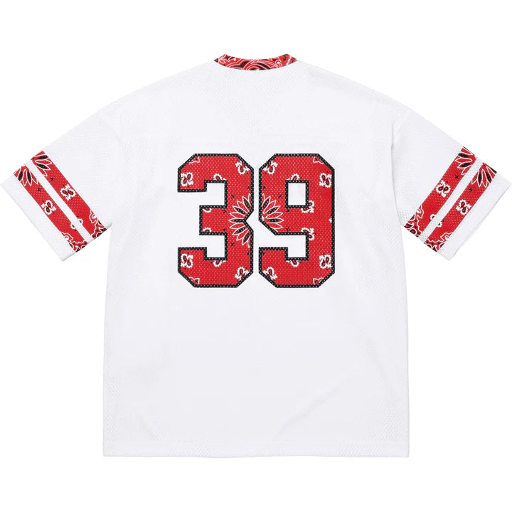 Supreme Bandana Football Jersey White – INSTAKICKSZ LTD
