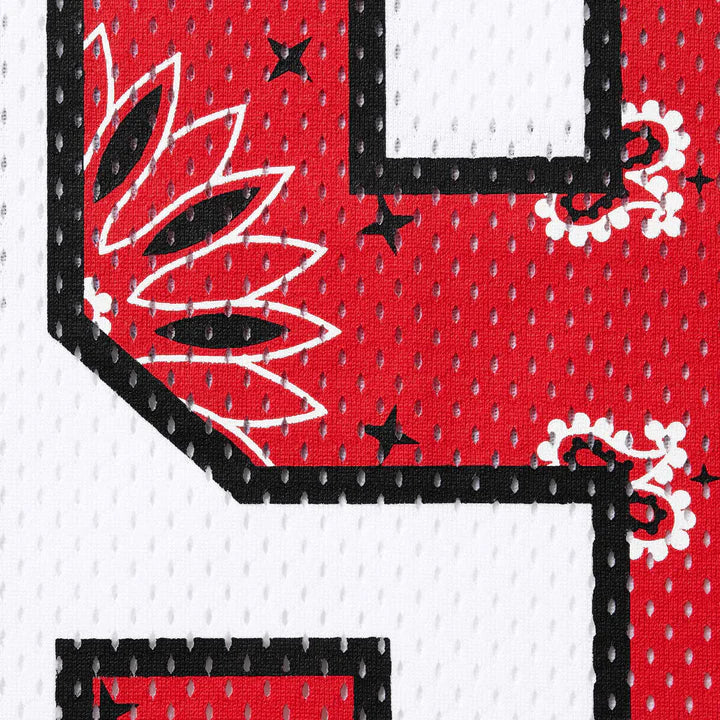 Supreme Bandana Football Jersey White – INSTAKICKSZ LTD