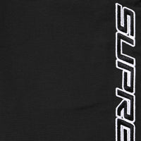 Supreme Contrast Zip Warm Up Tracksuit Black