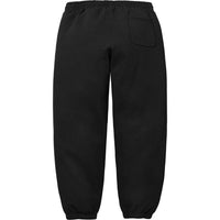 Supreme Satin Applique Hooded Sweatshirt & Sweatpant Set Black FW25