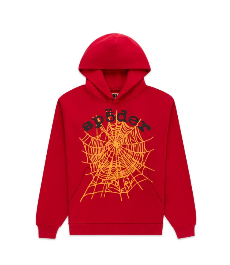 SP5DER OG Web V2 Full Tracksuit Red