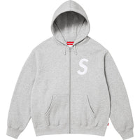 Supreme S Logo Zip Up Tracksuit Grey