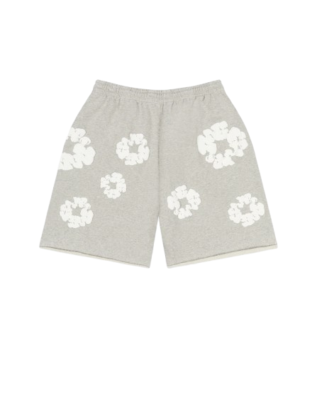 Denim Tears Cotton Wreath Shorts Grey