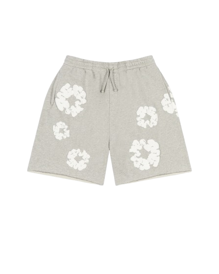 Denim Tears Cotton Wreath Shorts Grey
