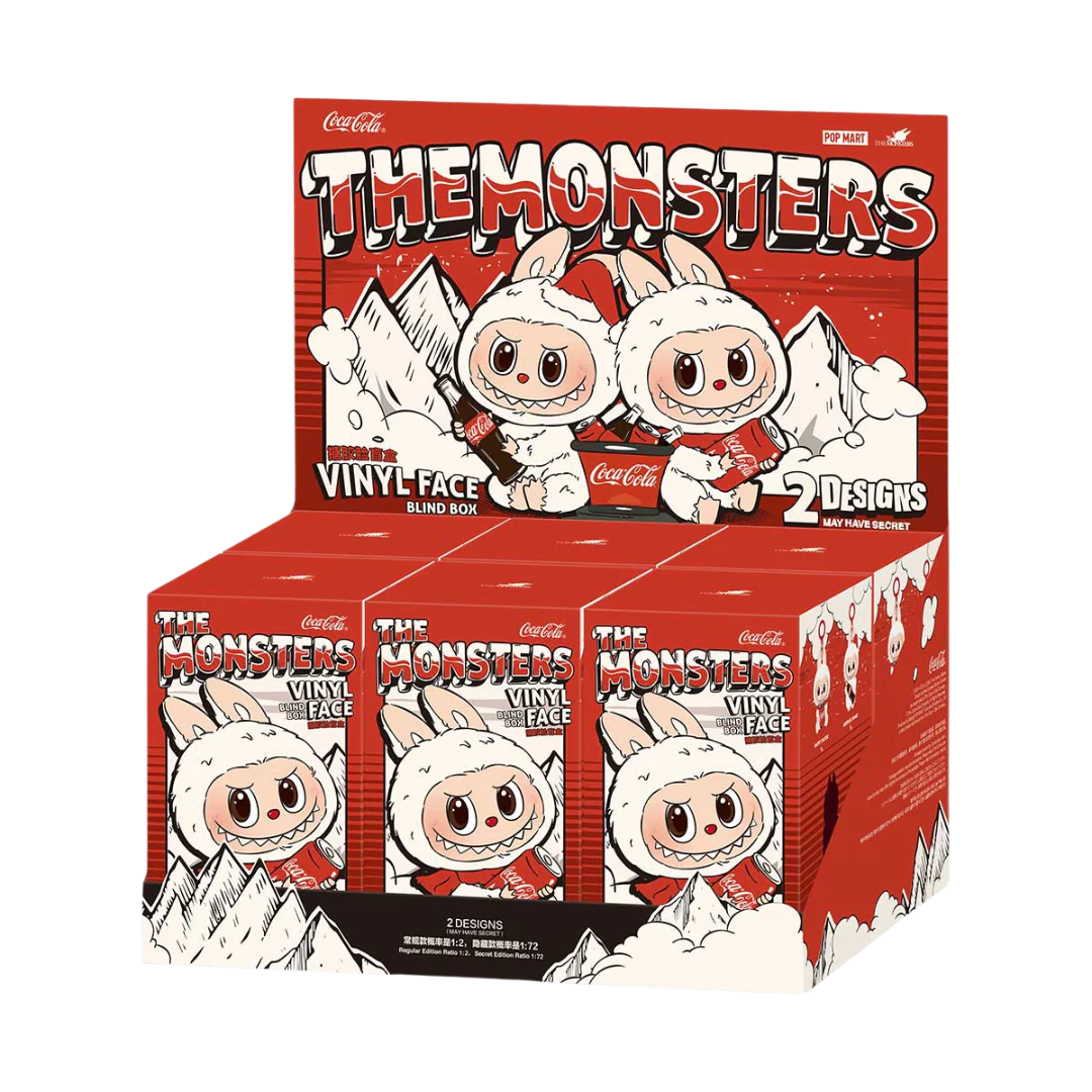 Pop Mart Labubu The Monsters Coca-Cola Series Vinyl Face Pendant