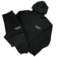 Fear of God Essentials Black Tracksuit (FW24)