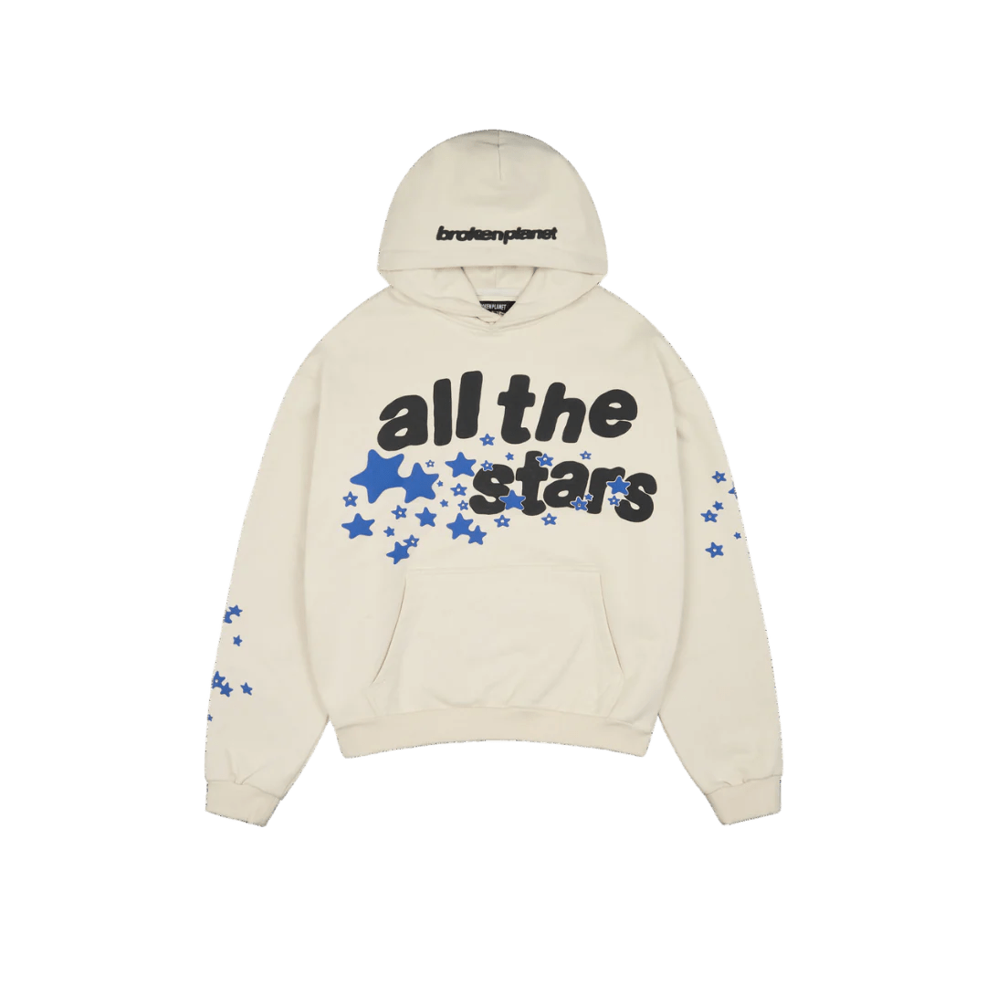 BPM All The Stars Hoodie Ivory White - INSTAKICKSZ LTD