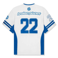 BPM White Blue Football Jersey - INSTAKICKSZ LTD