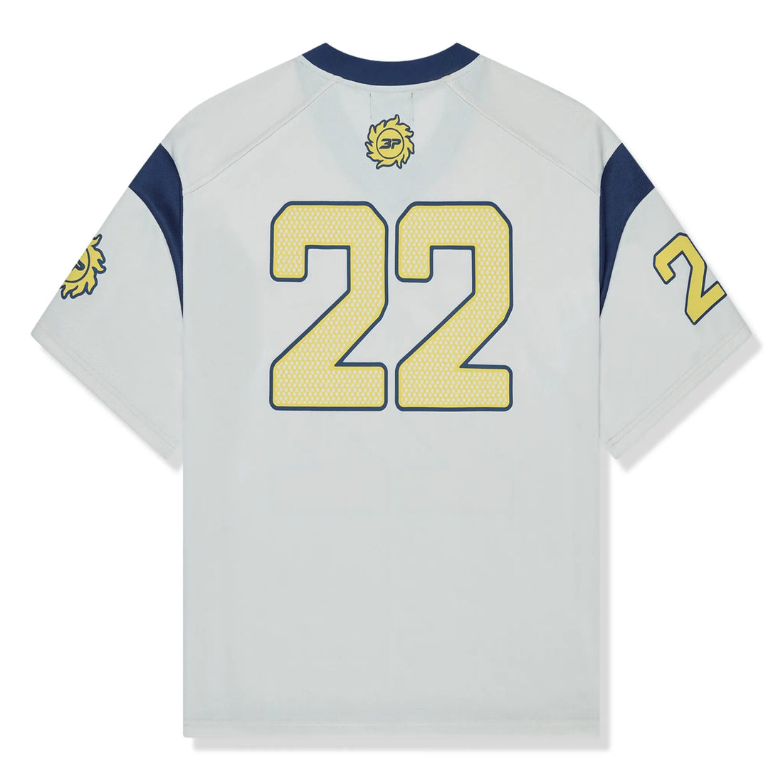 BPM White Blue Yellow Football Jersey - INSTAKICKSZ LTD