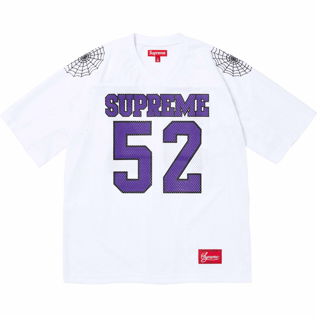 Supreme Spiderweb Football Jersey White