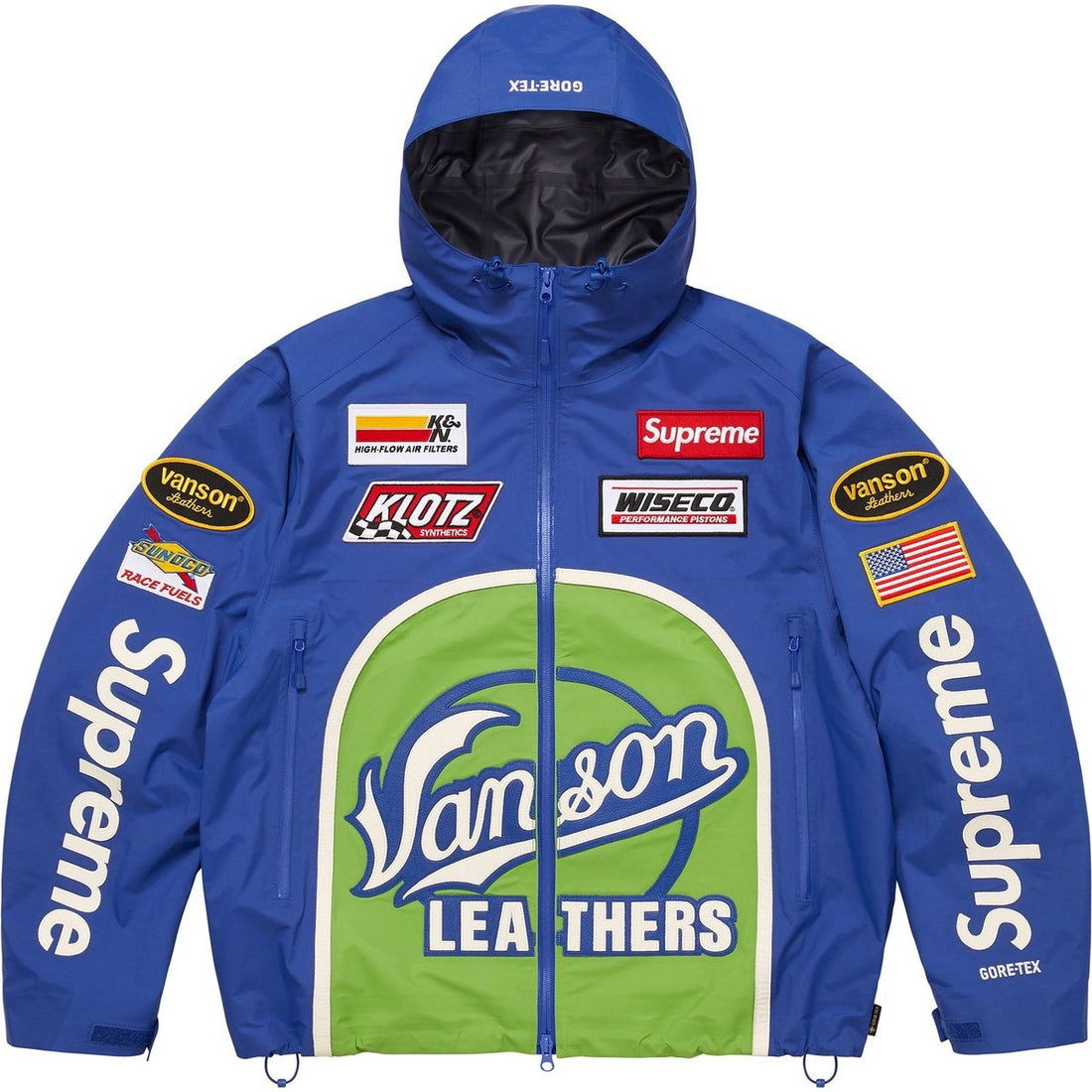 Supreme®/Vanson Leathers®/GORE-TEX Shell Jacket Royal