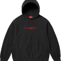 Supreme Swarovski Motion Logo Hooded Sweatshirt 'Black'