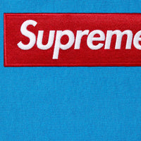 Supreme Box Logo Hooded Sweatshirt Cyan