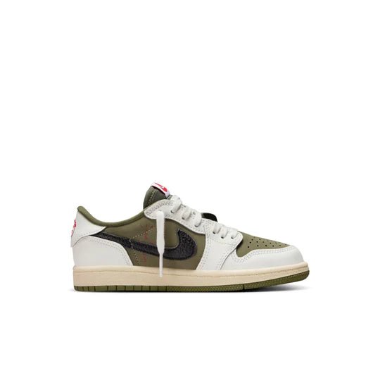 Jordan 1 Retro Low OG SP x Travis Scott 'Medium Olive' (PS/Youth) - INSTAKICKSZ LTD