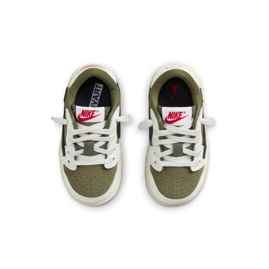 Jordan 1 Retro Low OG SP x Travis Scott 'Medium Olive' (TD) - INSTAKICKSZ LTD