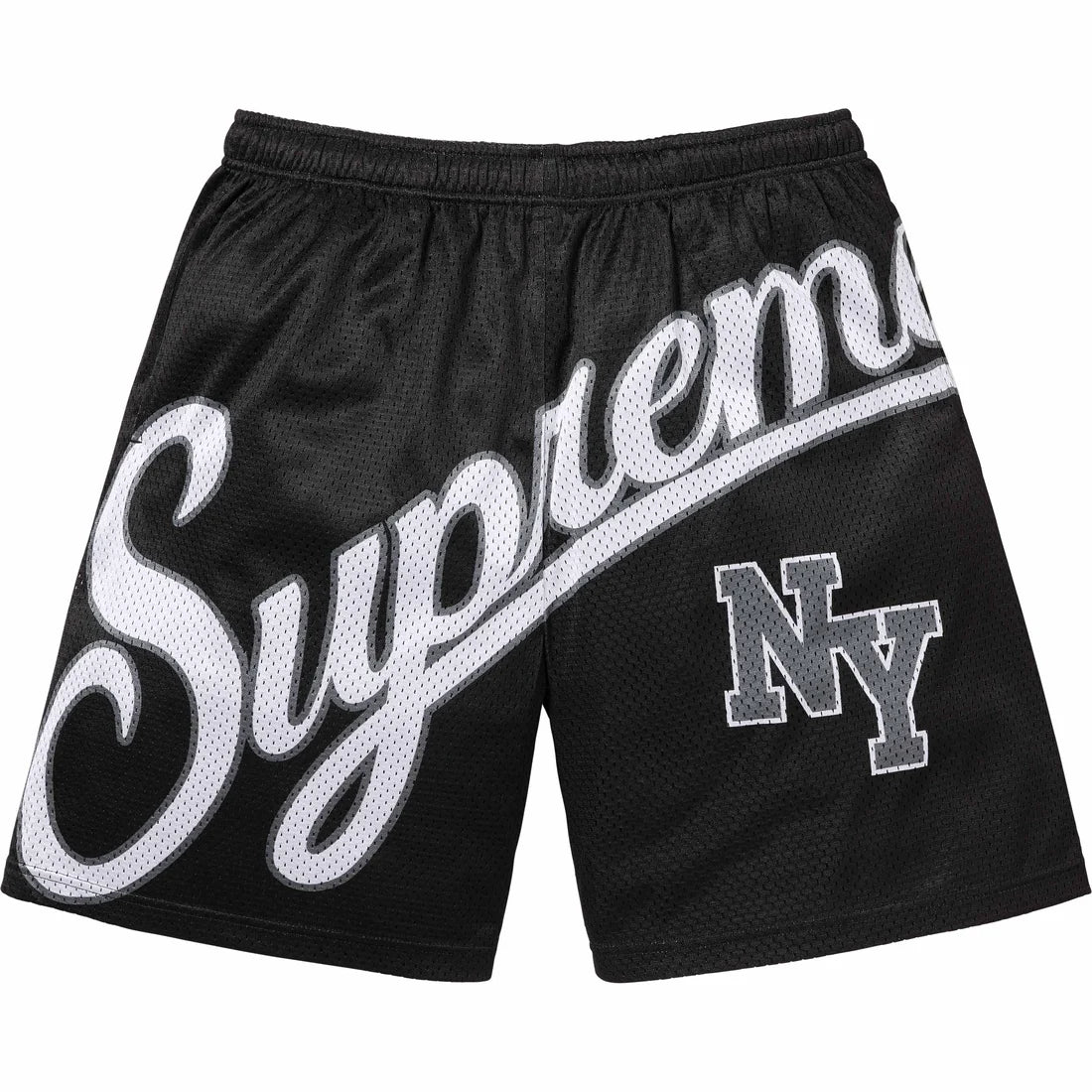 Supreme Big Script Mesh Short 'Black' - INSTAKICKSZ LTD