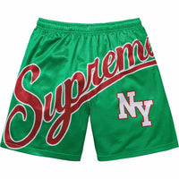 Supreme Big Script Mesh Short 'Green' - INSTAKICKSZ LTD