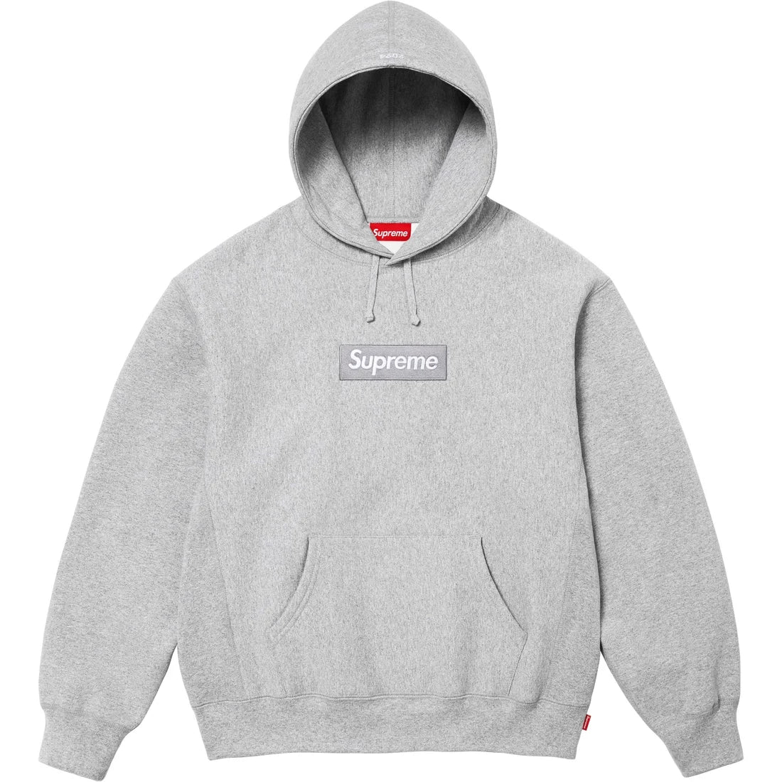 Supreme Box Logo Hooded Sweatshirt FW24 'Heather Grey' - INSTAKICKSZ LTD