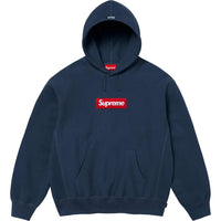 Supreme Box Logo Hooded Sweatshirt FW24 'Navy' - INSTAKICKSZ LTD