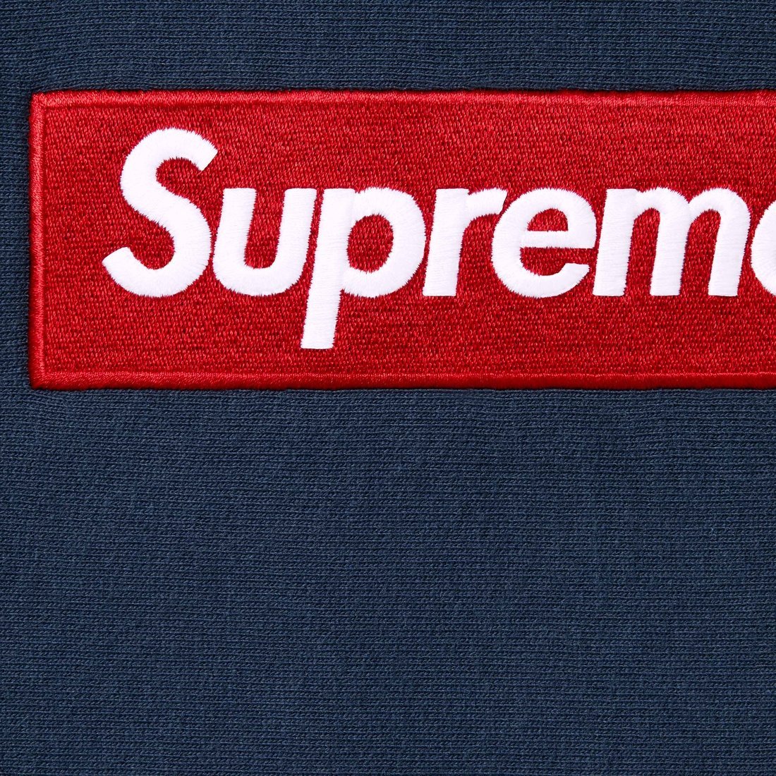 Supreme Box Logo Hooded Sweatshirt FW24 'Navy' - INSTAKICKSZ LTD