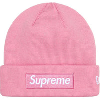 Supreme New Era Box Logo Beanie Dusty Pink - INSTAKICKSZ LTD