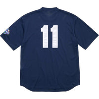Supreme S Logo Baseball Henley Jersey Navy - INSTAKICKSZ LTD