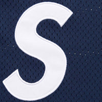 Supreme S Logo Baseball Henley Jersey Navy - INSTAKICKSZ LTD