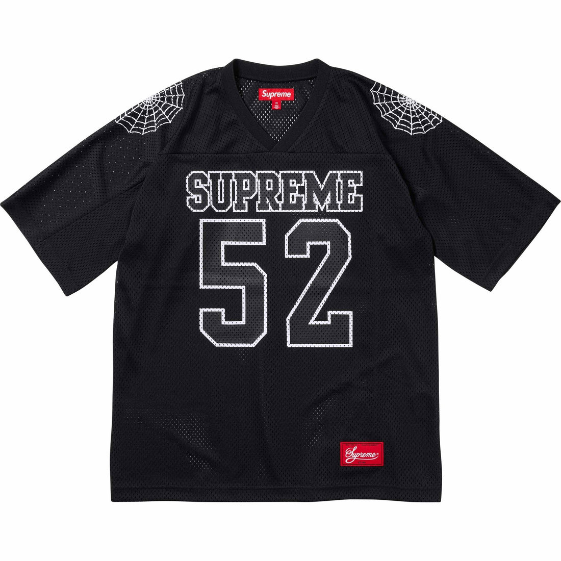 Supreme Spiderweb Football Jersey Black BLACK FRIDAY - INSTAKICKSZ LTD