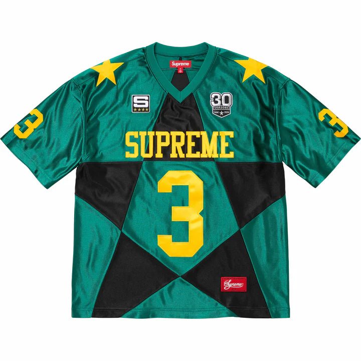 Supreme Star Football Jersey 'Green' - INSTAKICKSZ LTD