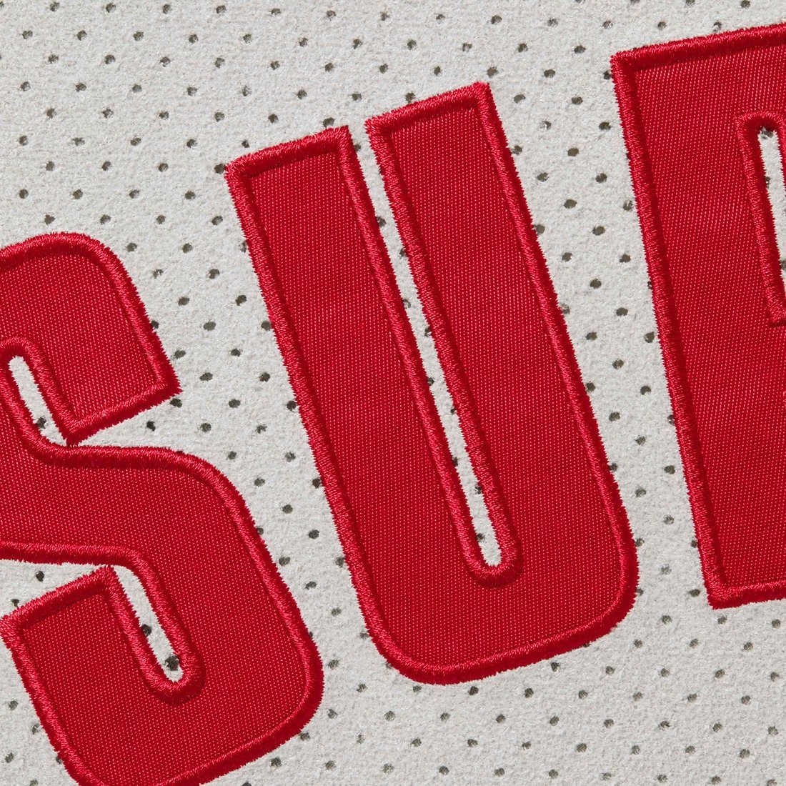 Supreme Ultrasuede Mesh Baseball Jersey Grey - INSTAKICKSZ LTD